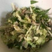 bowl of Vietnamese Chicken and Cabbage Salad