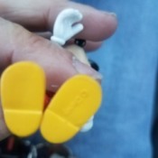 Value of a Mickey Mouse Figurine - view of the feet