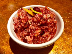 Cranberry Orange Relish in bowl