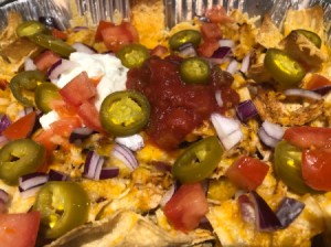 Leftover Turkey Nachos