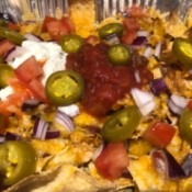 Leftover Turkey Nachos