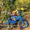 Make a Bicycle Planter - blue bike