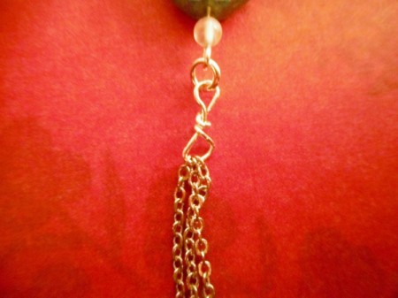 Broken Chain Earrings - make a loop at top and then another, add a jump ring