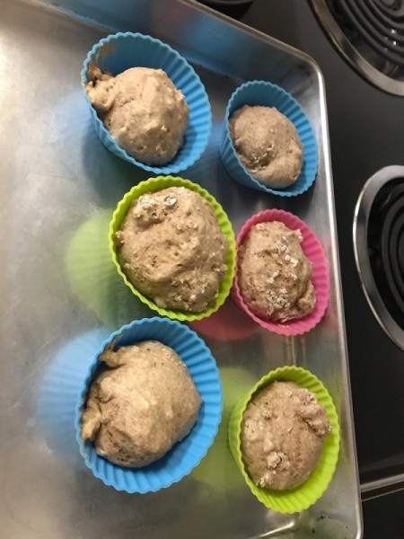 baked Rolls in baking cups