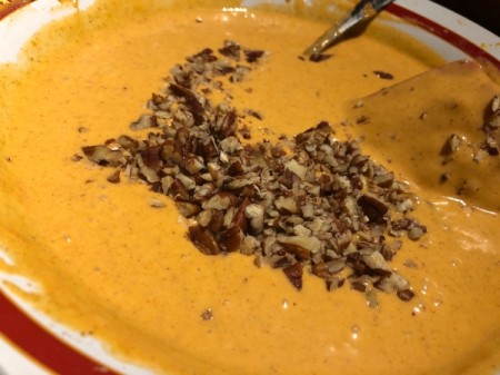 pecans added to Pumpkin