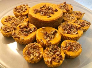 Pumpkin Pecan Cheesecake Bites