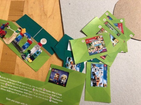 Wrapping Paper Ornaments - clip small toy photos