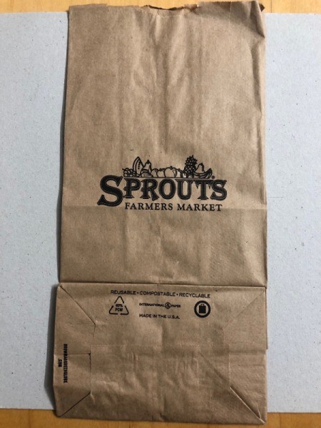 Wrapping Paper Ornaments - brown grocery bag