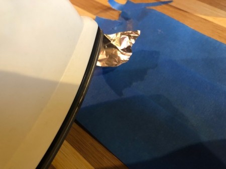 Fused Plastic Straw Ornament - every few rows, cover with foil and heat with an iron