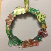 Kids' Cutout Paper Wreath - ready to hang