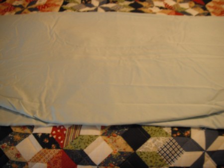 Folding Fitted Sheets - fold pocket side down over folded side