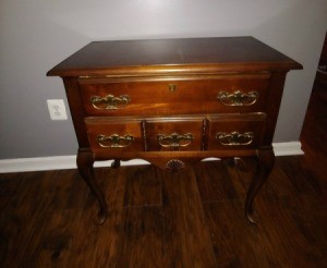 Value of a Mersman Apothecary Table - two draw table