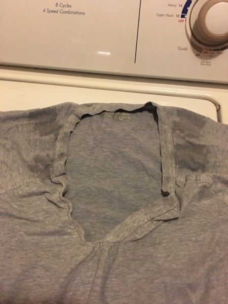Removing Dye Transfer from Dried Clothing