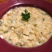 Cauliflower Risotto in serving dish