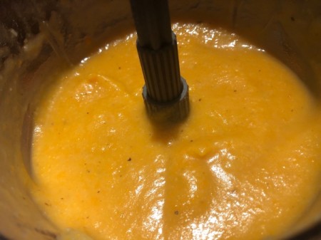 immersion blending soup