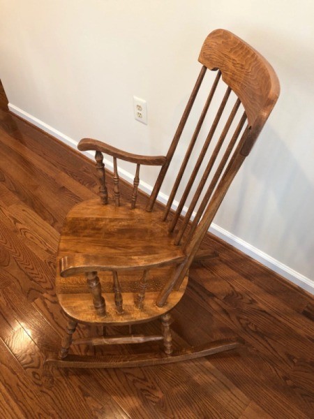 Value of a Wooden Rocking Chair