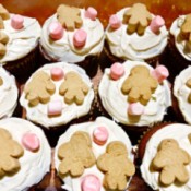 decorated Gingerbread Cupcakes