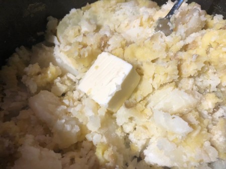 butter added to Mashed Potatoes