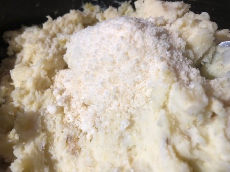 Parmesan added to Mashed Potatoes