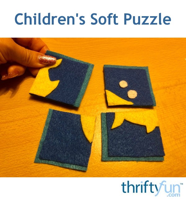 Making a Child's Soft Felt Puzzle ThriftyFun