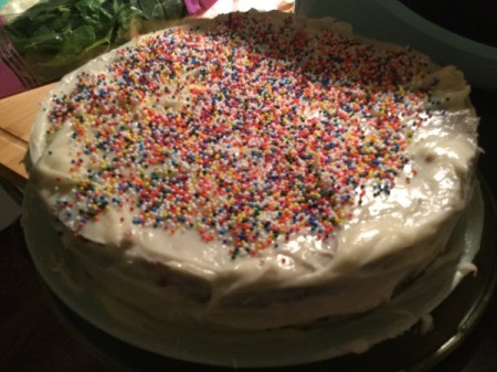 sprinkles on Cake