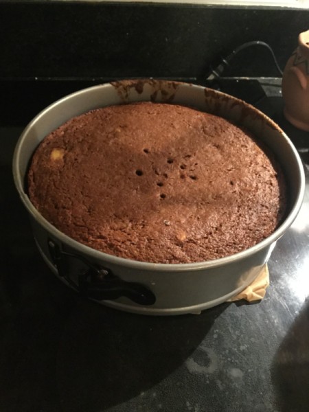 baked Cake in pan