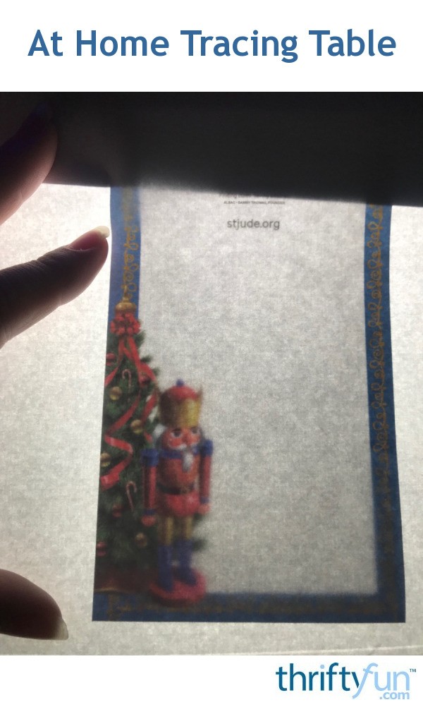 DIY At Home Tracing Table ThriftyFun