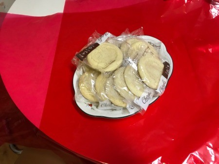 DIY Gift Baskets - use cellophane to wrap, two pieces for larger plate