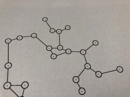 Sagittarius Constellation Card - holes punched