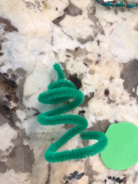 Spiral Miniature Christmas Tree Decoration - adjust to create a tree shape