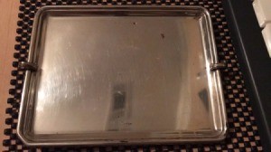 Value of a Cartier Tray - rather plain silver tray