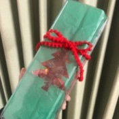 Christmas Candy Egg Carton Gift Box - finished gift