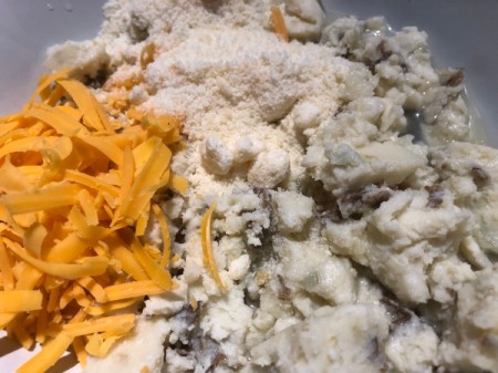 mixing ingredients