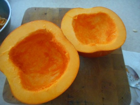 Pie Pumpkin halves