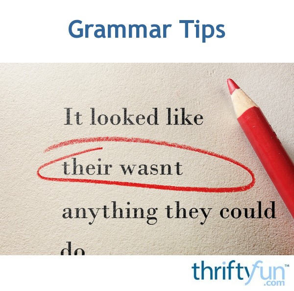 Grammar errors