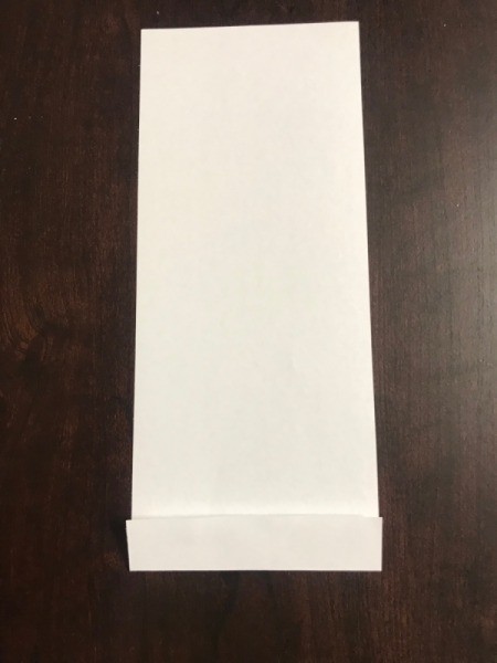 Snowflake Bow for Oversize Gift - begin to fold accordion style