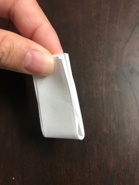 Snowflake Bow for Oversize Gift - fold in half to find the center