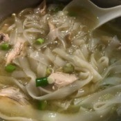 Instant Pot Chicken Pho in pan