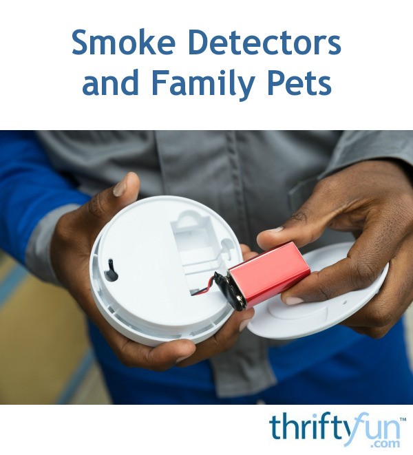 Smoke Detectors and Family Pets ThriftyFun
