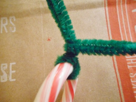 Reindeer Candy Cane - twist the top twice to secure
