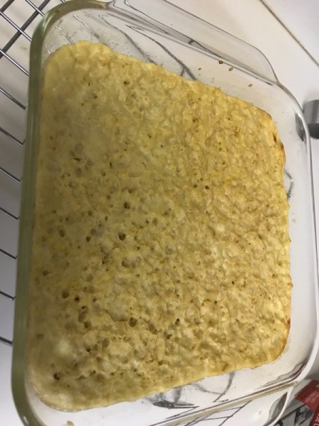 Baked Oatmeal in dish