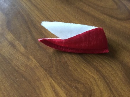 DIY Gnome Dolls - stuff the shoes with the additional batting