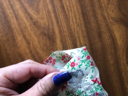 DIY Gnome Dolls - fold the bottom rim in