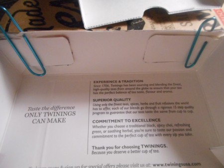 Up-cycled Gift Box - use paper clips to clamp the sides to the top while the glue dries