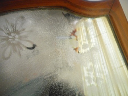 Snowy Window or Mirror - additional view