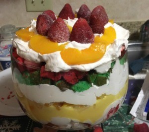 finished Dessert Trifle