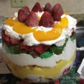 finished Dessert Trifle