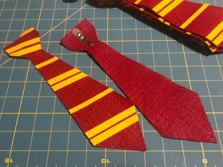 Felt Clip-on Harry Potter Ties | ThriftyFun