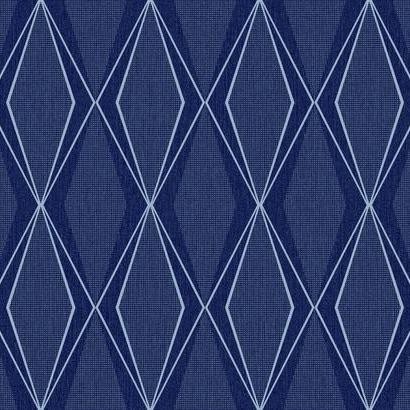 Discontinued York/Stacy Garcia Wallpaper - blue diamond pattern