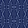 Discontinued York/Stacy Garcia Wallpaper - blue diamond pattern